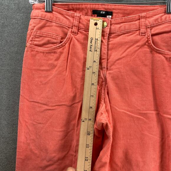 H&M Women's Pants Size 6 Orange Color - Picture 5 of 8